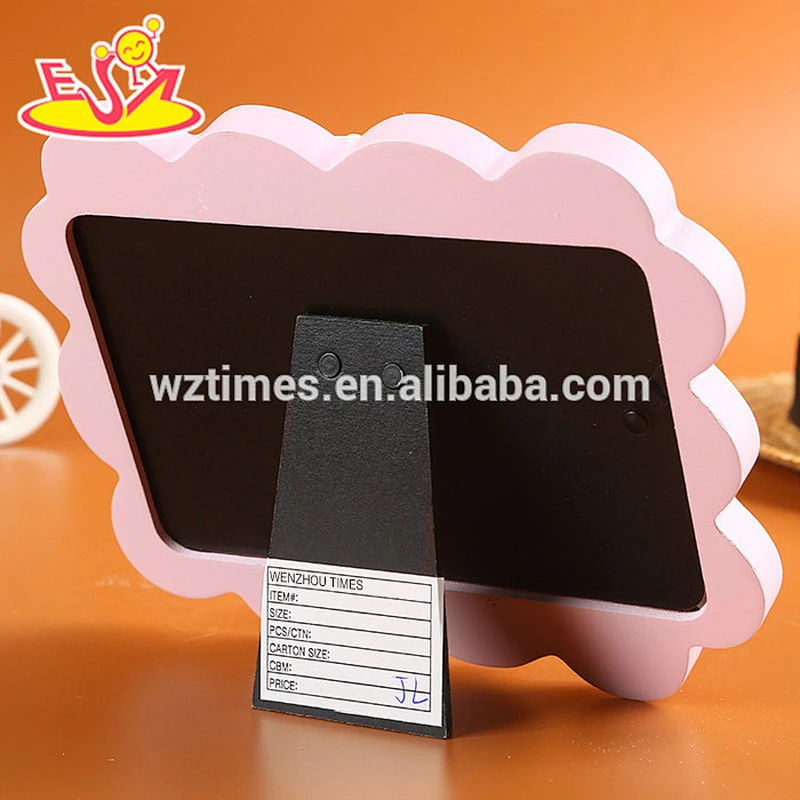 2018 wholesale creative lovely wooden kids photo frame W09A046
