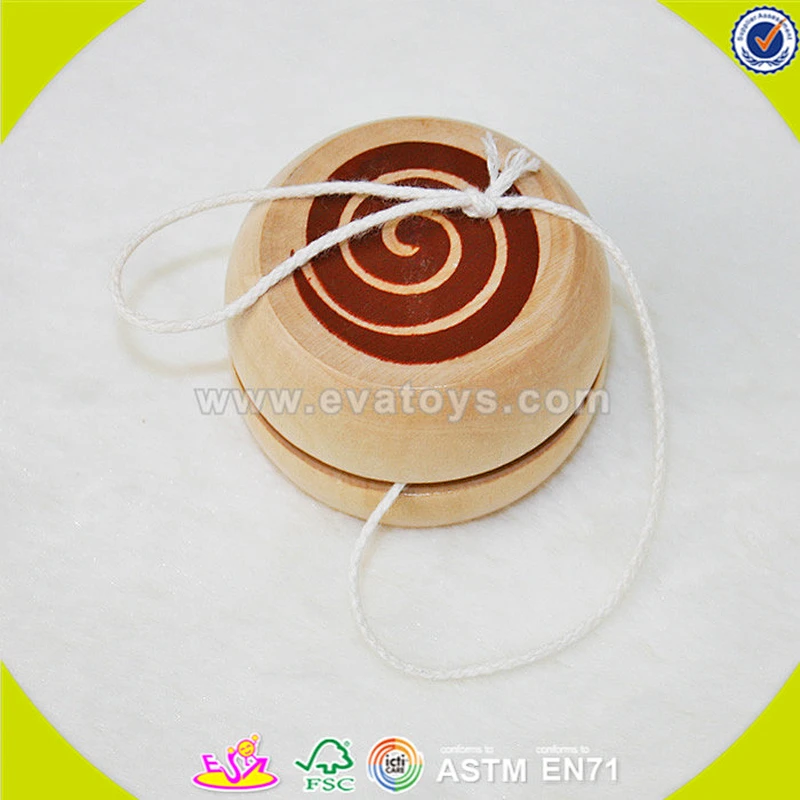 wholesale funny baby wooden yo yo toy W01B013