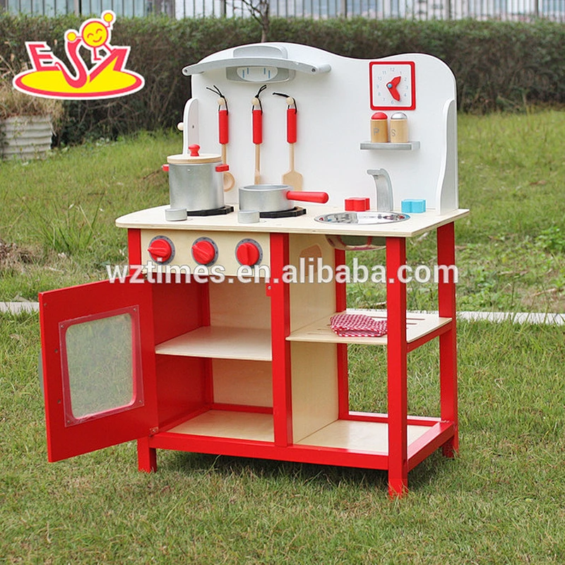 2018 New design wooden kitchen toy children wooden kitchen toy baby wooden kitchen toy W10C133