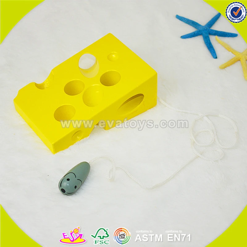 wholesale baby wooden threading toy hot sale kids wooden threading toy funny wooden threading toy W11E047