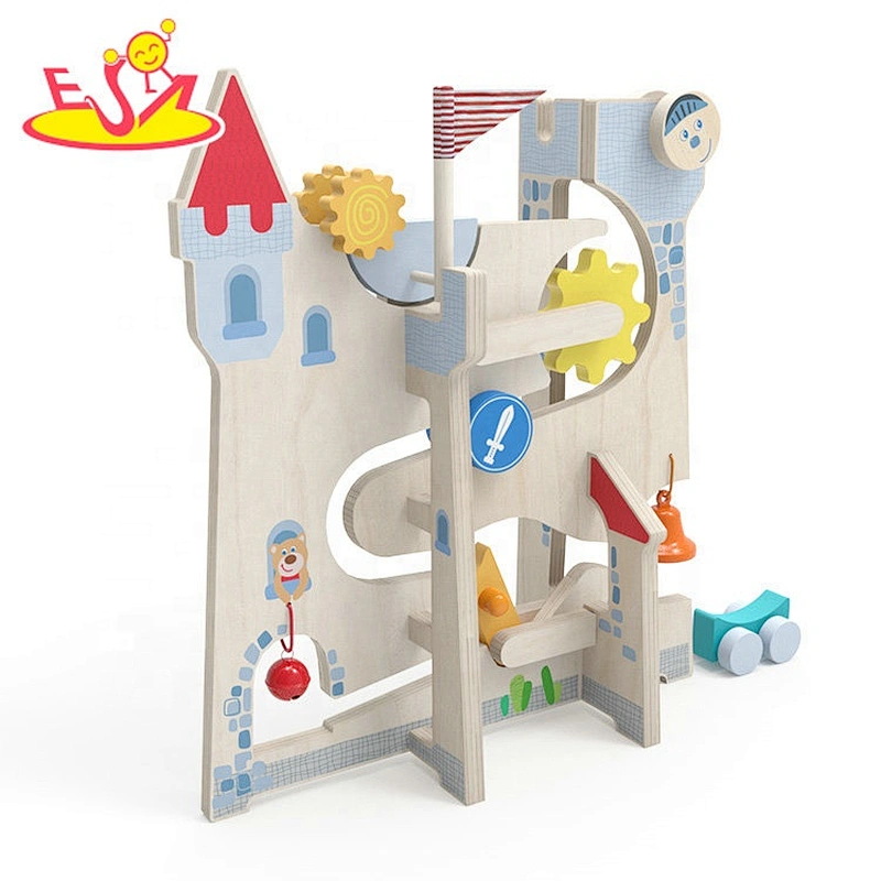 2019 New design mini wooden toy car race track for kids W04E081