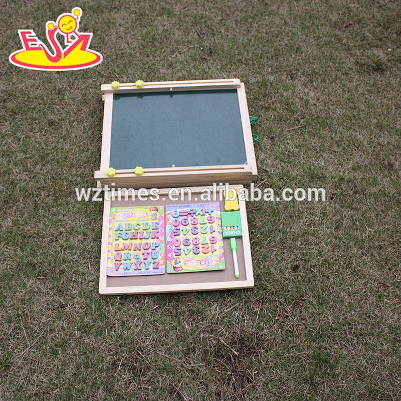 2018 wholesale baby wooden sketchpad toys mini kids wooden sketchpad toys, educational children wooden sketchpad toys W12B095