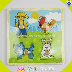 Wholesale top design children puzzle toy educational wooden children puzzle toy interesting wooden jigsaw W14A074