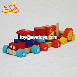 Top sale creative wooden train set with low price W04A068