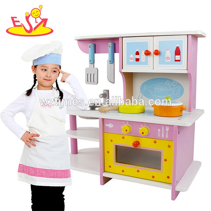 wholesale kids wooden kitchen set role play baby wooden kitchen set popular children wooden kitchen set W10C167