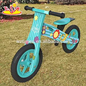 2018 Wholesale original work children wooden balance bikes for boys W16C178