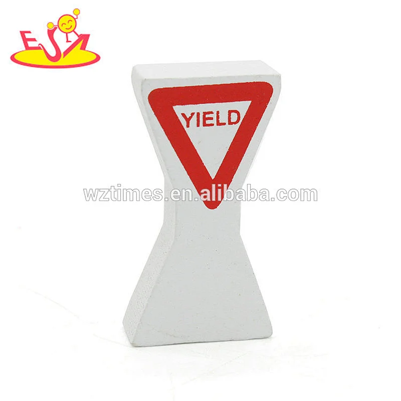 2018 Wholesale Wooden yellow Toy Track Accessories Toys for Kids W04C129