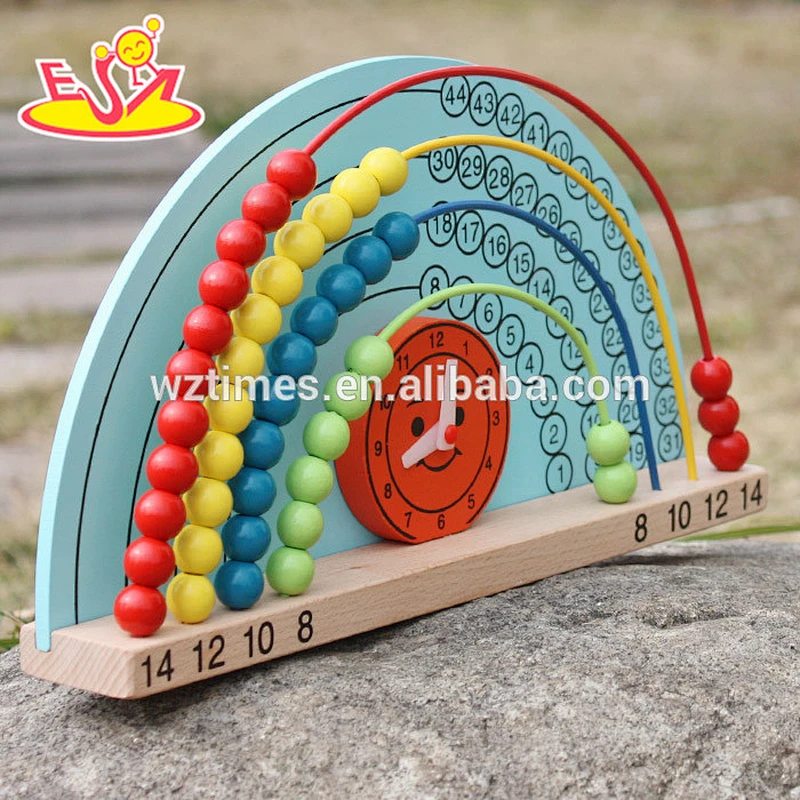 2018 educational wooden math toys with drawing board W12A019