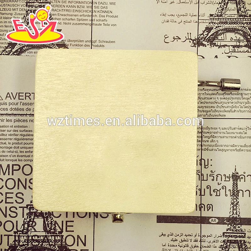 2018 wholesale wooden wind up music box top fashion wooden wind up music box best wooden wind up music box W07B033