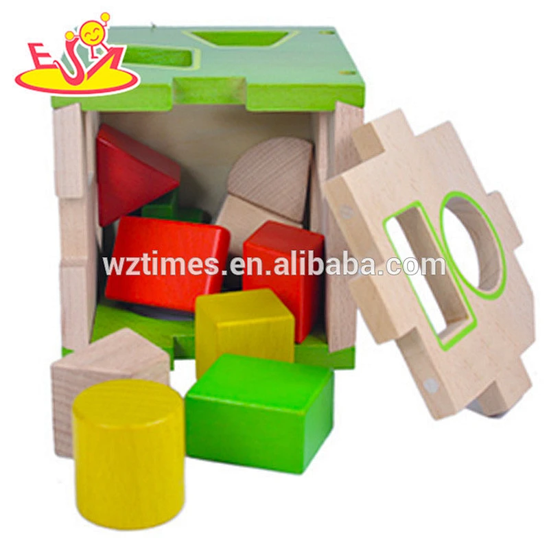 wholesale preschool children wooden puzzle box for sale W12D035