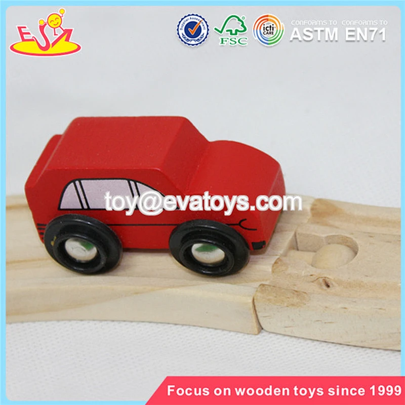 Wholesale high quality wooden desktop train track toy funny wooden desktop train track toy W04C006