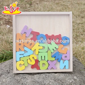2018 venta al por mayor de educación infantil abc de madera aprendiendo mejores niños de madera abc aprendiendo W14B072