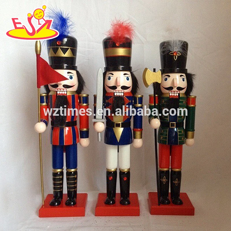 wholesale new europe style wooden nutcracker figurines for children W02A080