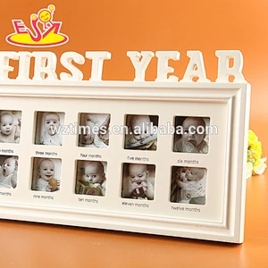 2018 wholesale cartoon creative lovely wooden baby photo frame W09A042