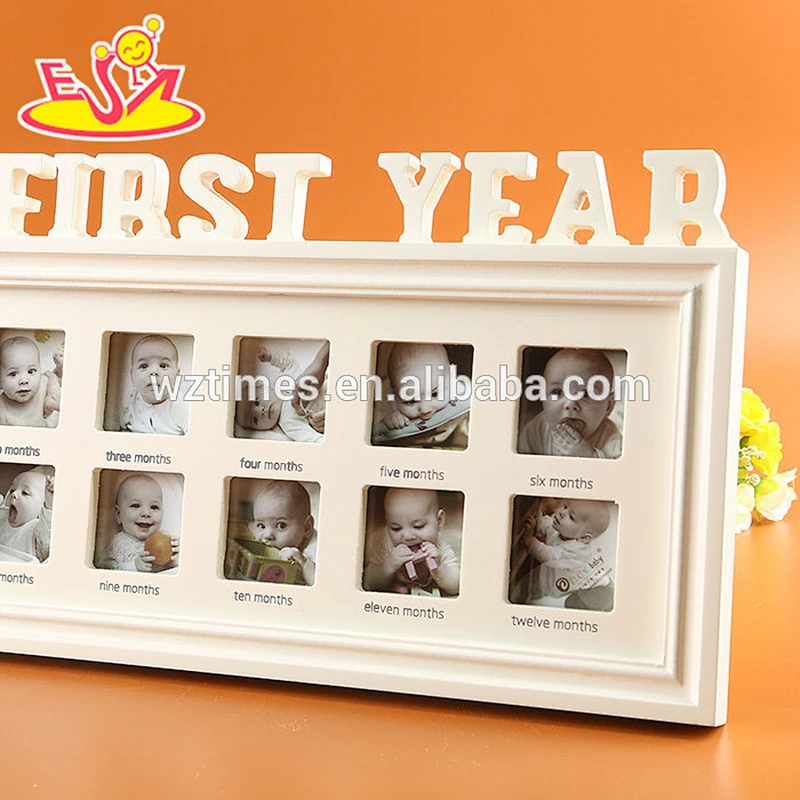 2018 wholesale cartoon creative lovely wooden baby photo frame W09A042