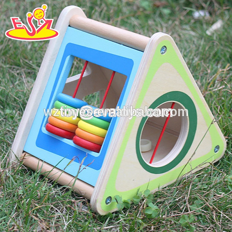 Großhandel aus Holz Kinder Bildung Spielzeug mit Form Sorter W12D016