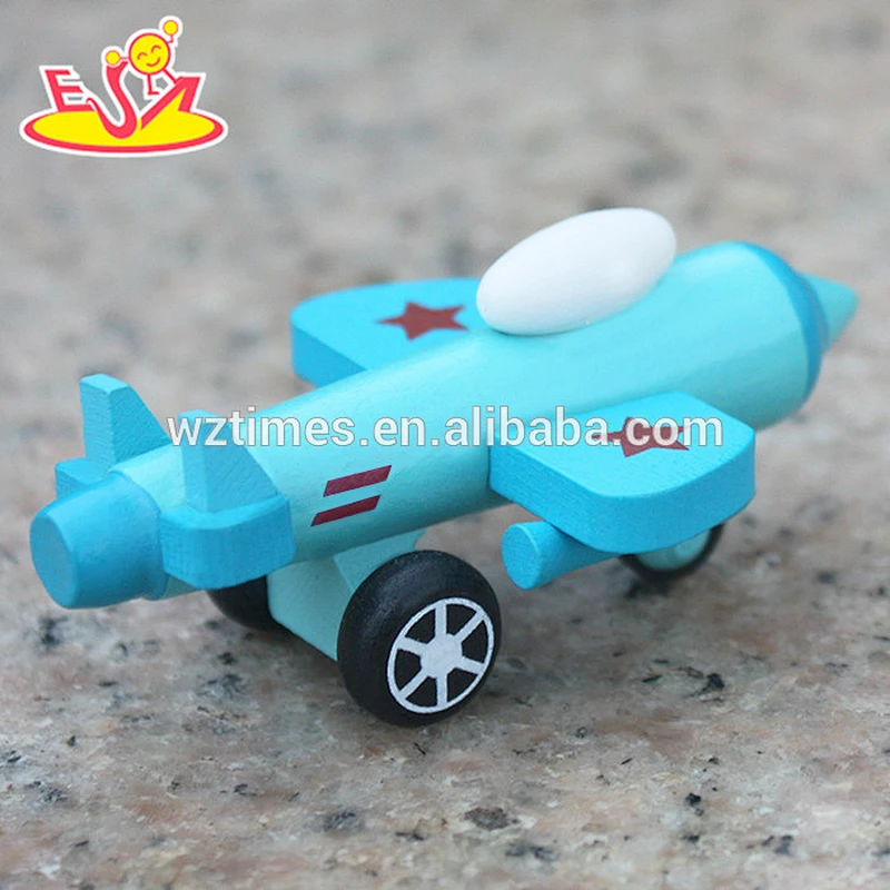 الجملة الأطفال نموذج الطائرة الخشبية مع تخصيص W04A192