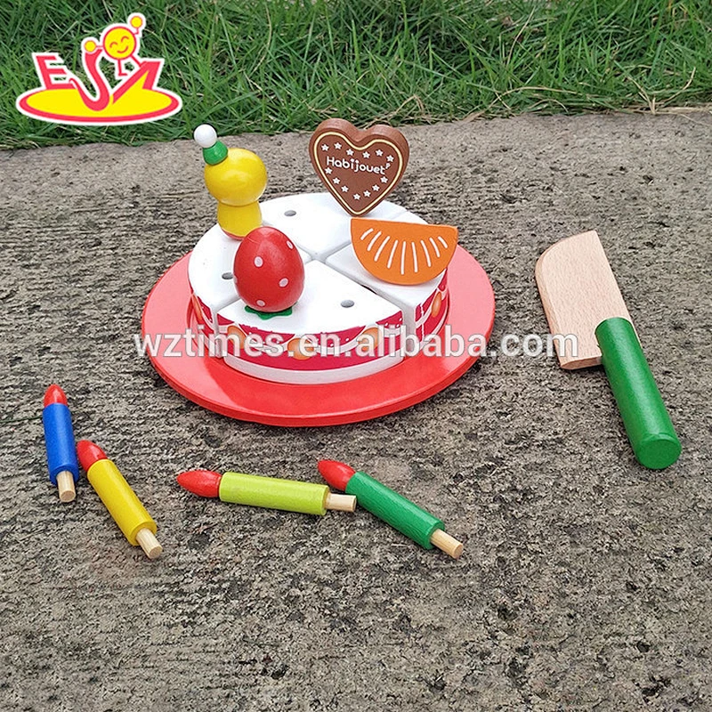 2018 New design wooden fruit cut toy children wooden fruit cut toy baby wooden fruit cut toy W10B176