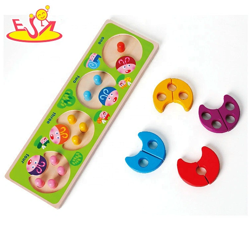 2019 New fashion intelligent wooden educational baby toys for wholesale W13E107