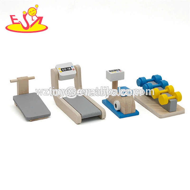 Wholesale best 1 year old birthday gifts role play wooden mini furnitures toy for kids W06B063