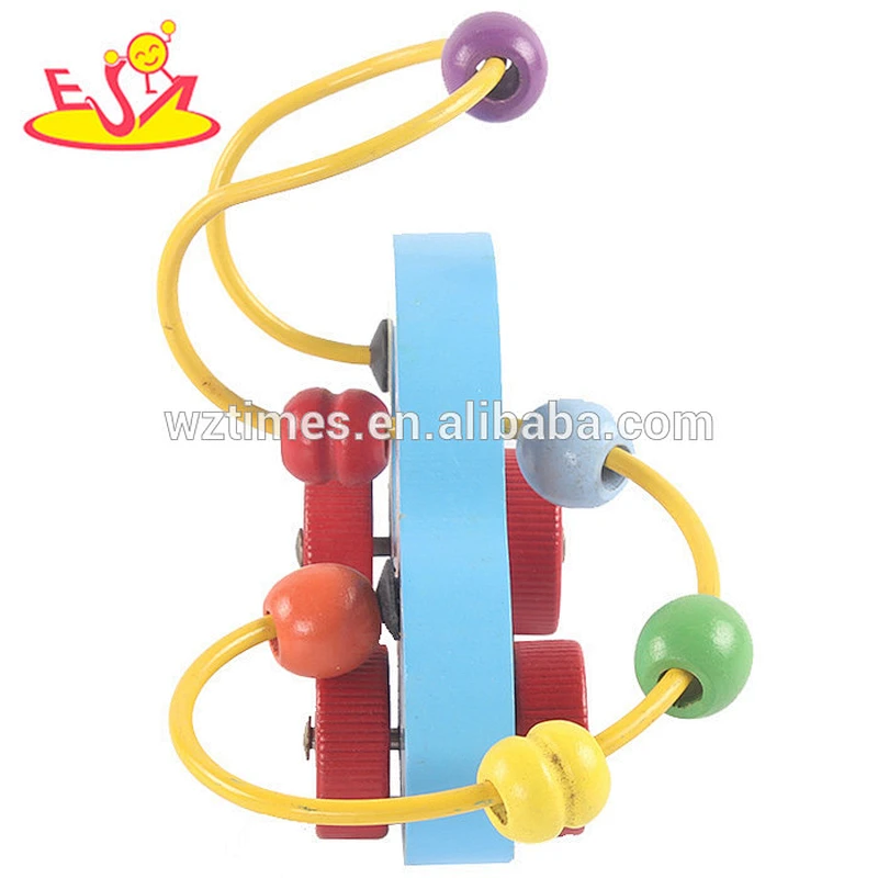 2018 hot-selling wooden beads toys new wooden beads toys for wholesale W11B085