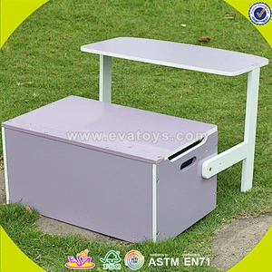 wholesale baby wooden storage box chair cheap kids wooden storage box chair popular children wooden storage box W08G017A
