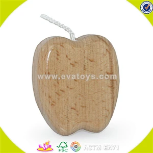 Wholesale beautiful toddler wooden hand the bell toy educational wooden hand the bell toy W07I022