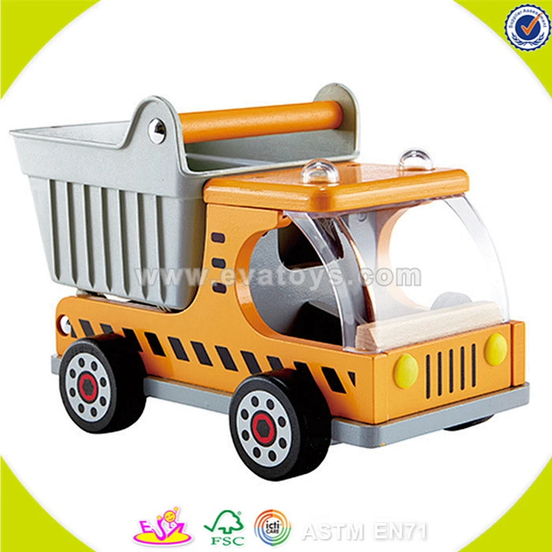 wholesale baby wooden delivery truck toy fashion kids wooden delivery truck toy child wooden delivery truck toy W04A145