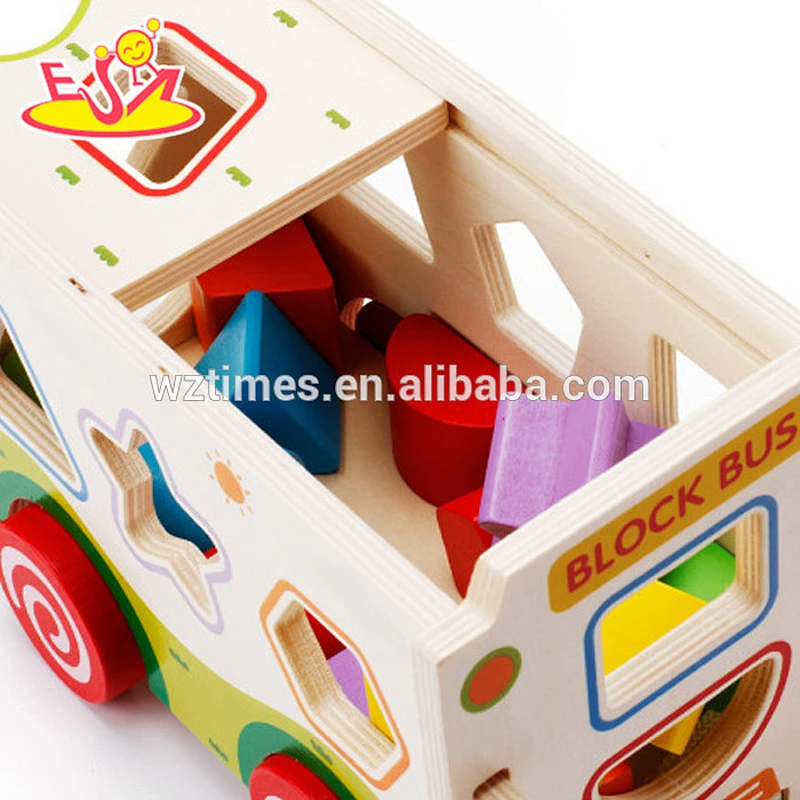 2018 Wholesale wooden pull toy baby wooden pull toy children wooden pull toy W05C080