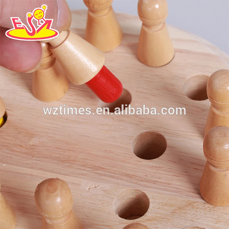 wholesale new design children wooden chess set for sale W11A046