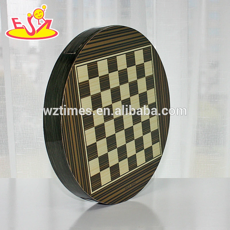 2017 Wholesale cheap kids wooden chess game best wooden chess game W11A054