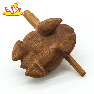 New items frog shaped wooden temple block instrument for wholesale W18A041