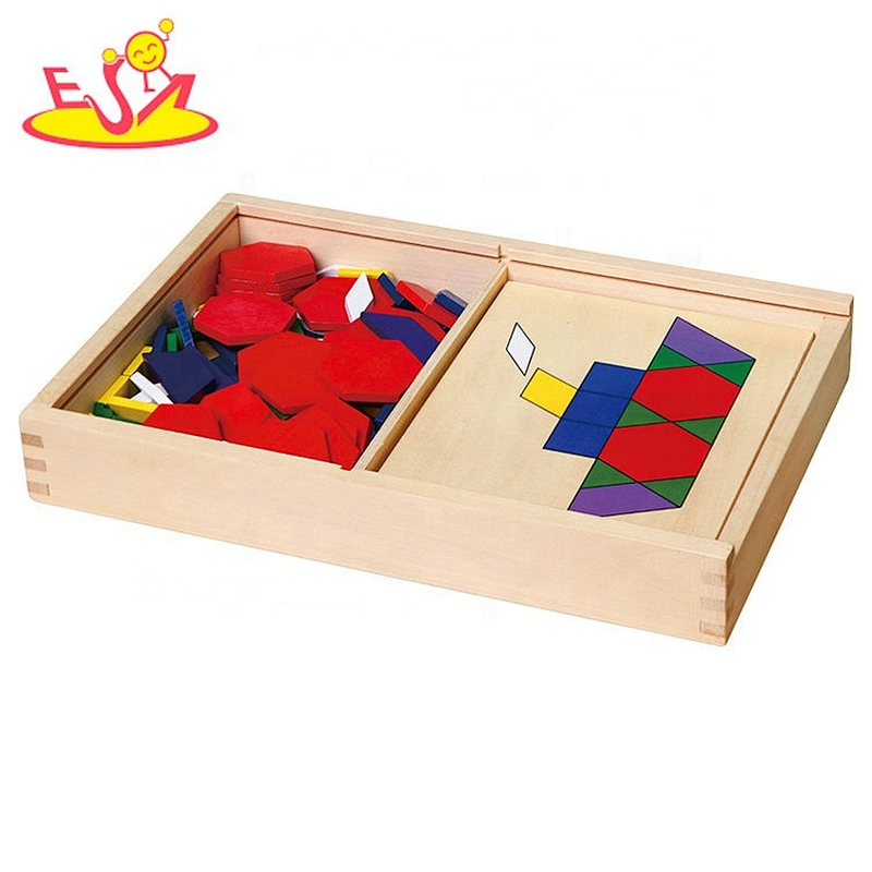 2019 New sale educational wooden jigsaw puzzles for kids W14A224