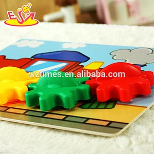 2018 wholesale kids wooden cartoon toy cheap baby wooden cartoon toy fashion children wooden cartoon toy W01B030