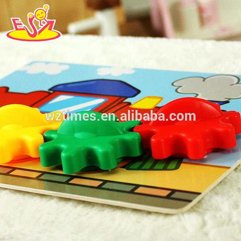2018 wholesale kids wooden cartoon toy cheap baby wooden cartoon toy fashion children wooden cartoon toy W01B030
