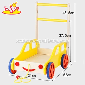wholesale baby wooden walker toy educational kids wooden walker toy outdoor children wooden walker toy W16E020