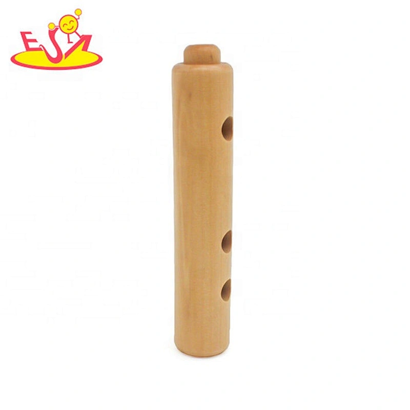 Wholesale educational wooden kids toy flute for preschoolers W07D015