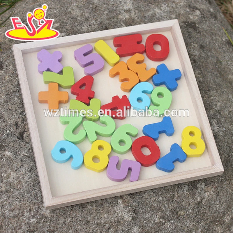 2018 new design numbers wooden math games for kids W14B073
