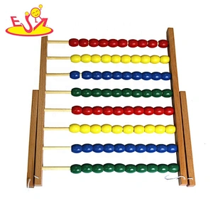 Top fashion montessori wooden abacus toy for kids W12F108