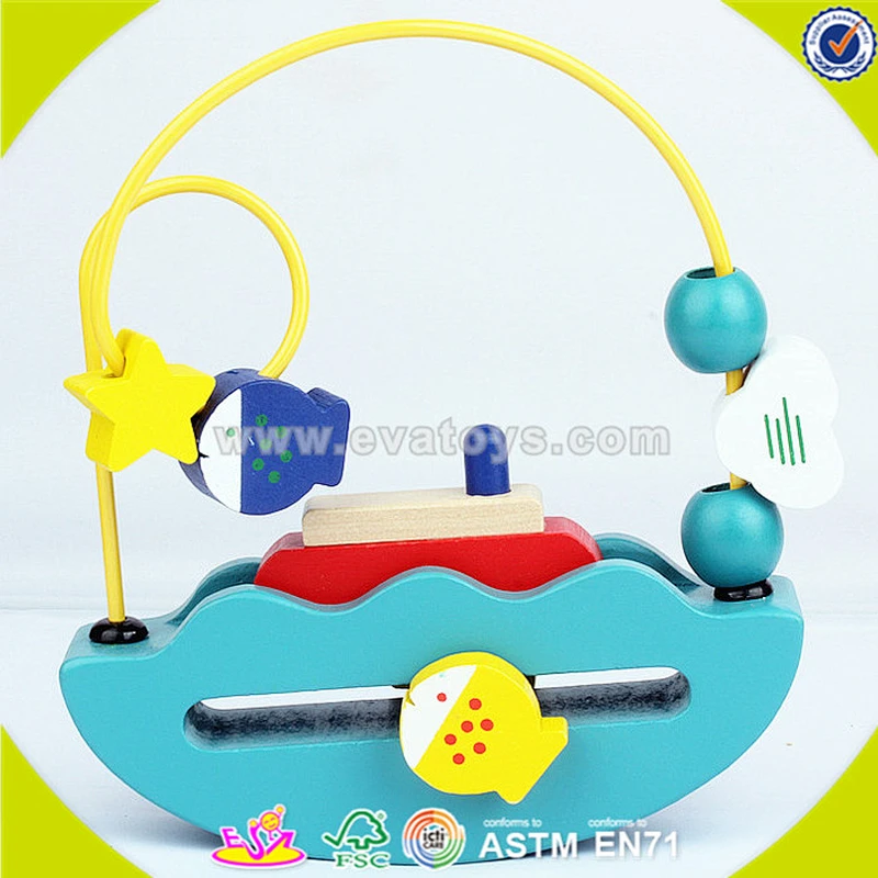 wholesale wooden baby toy beads multi-functional wooden baby toy beads wooden baby toy beads W11B074