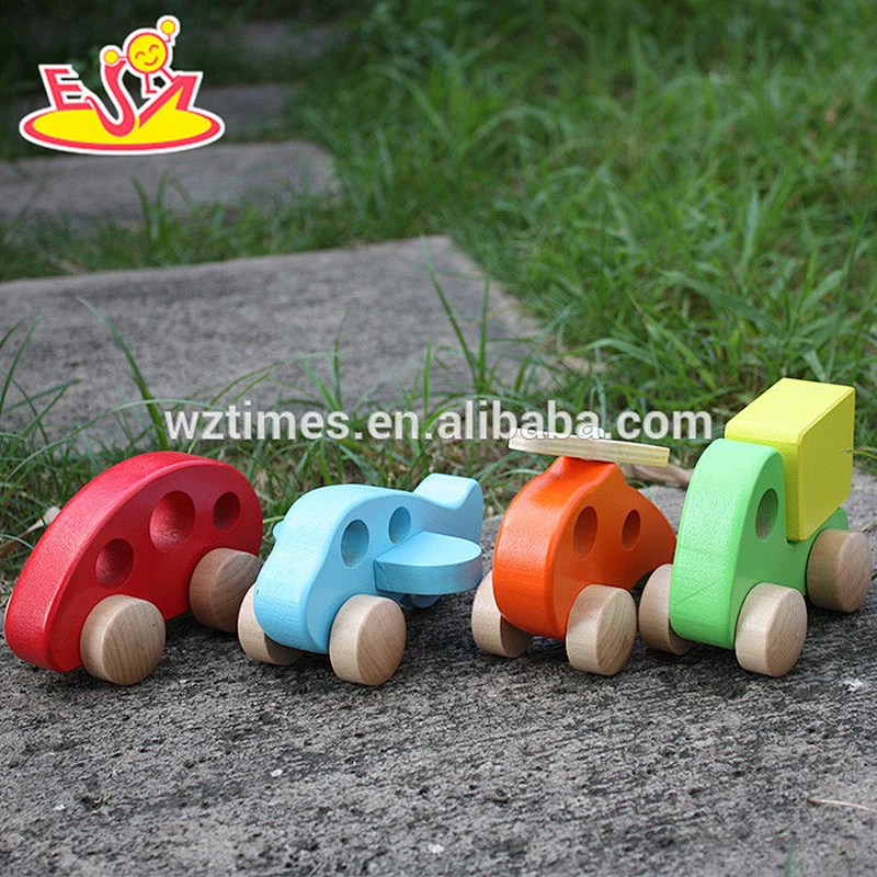 2018 wholesale baby wooden toy vehicle funny kids wooden toy vehicle most popular children wooden toy vehicle W04A279