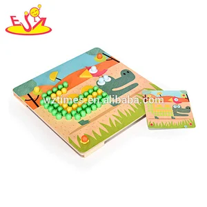 hottest educational wooden animal shaped puzzles as children W14D031