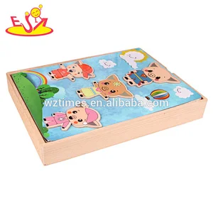 2018 New design funny Dressing puzzle for kids W14D060