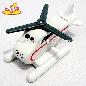2018 wholesale hottest children wooden toy plane W04A207