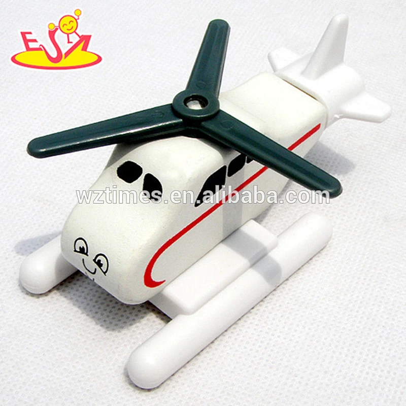 2018 wholesale hottest children wooden toy plane W04A207