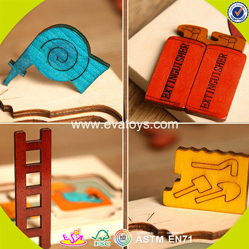wholesale new design kids wooden 3d puzzle best children wooden 3d puzzle W14A144