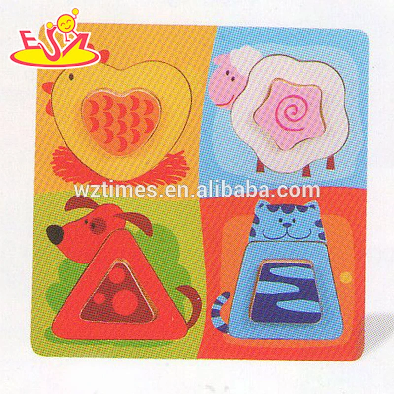 DIY hölzerne diy Puzzlespielart und weisekinder des Kindes hölzerne diy populäre