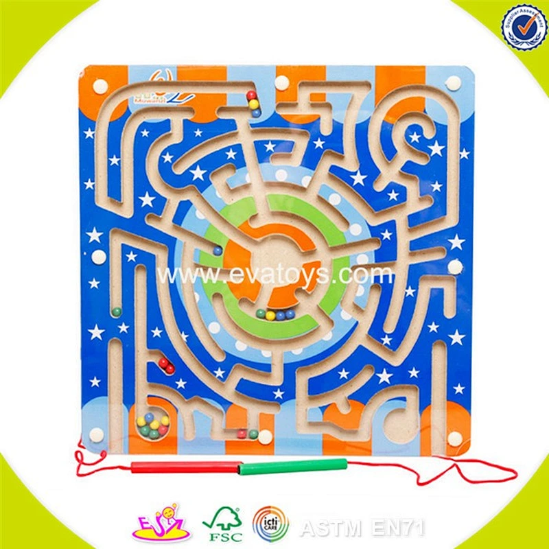 wholesale baby wooden maze toy popular kids wooden maze toy top fashion children wooden maze toy W11H011