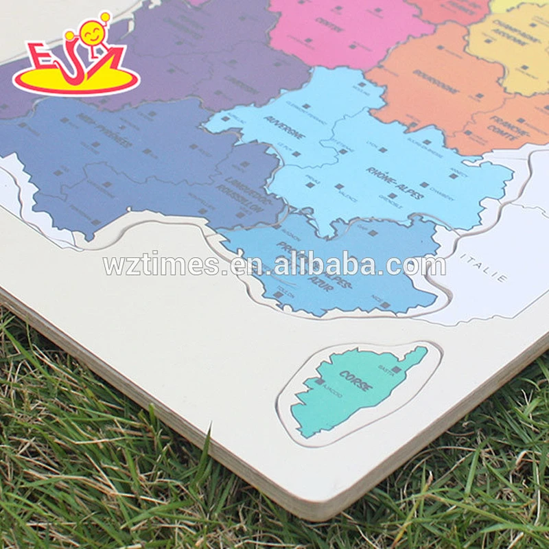 wholesale best children wooden world map puzzle top fashion kids wooden world map puzzle W14C242