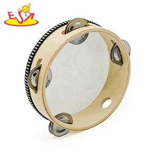 2020 wholesale educational musical wooden toy drum kit for toddlers W07F032